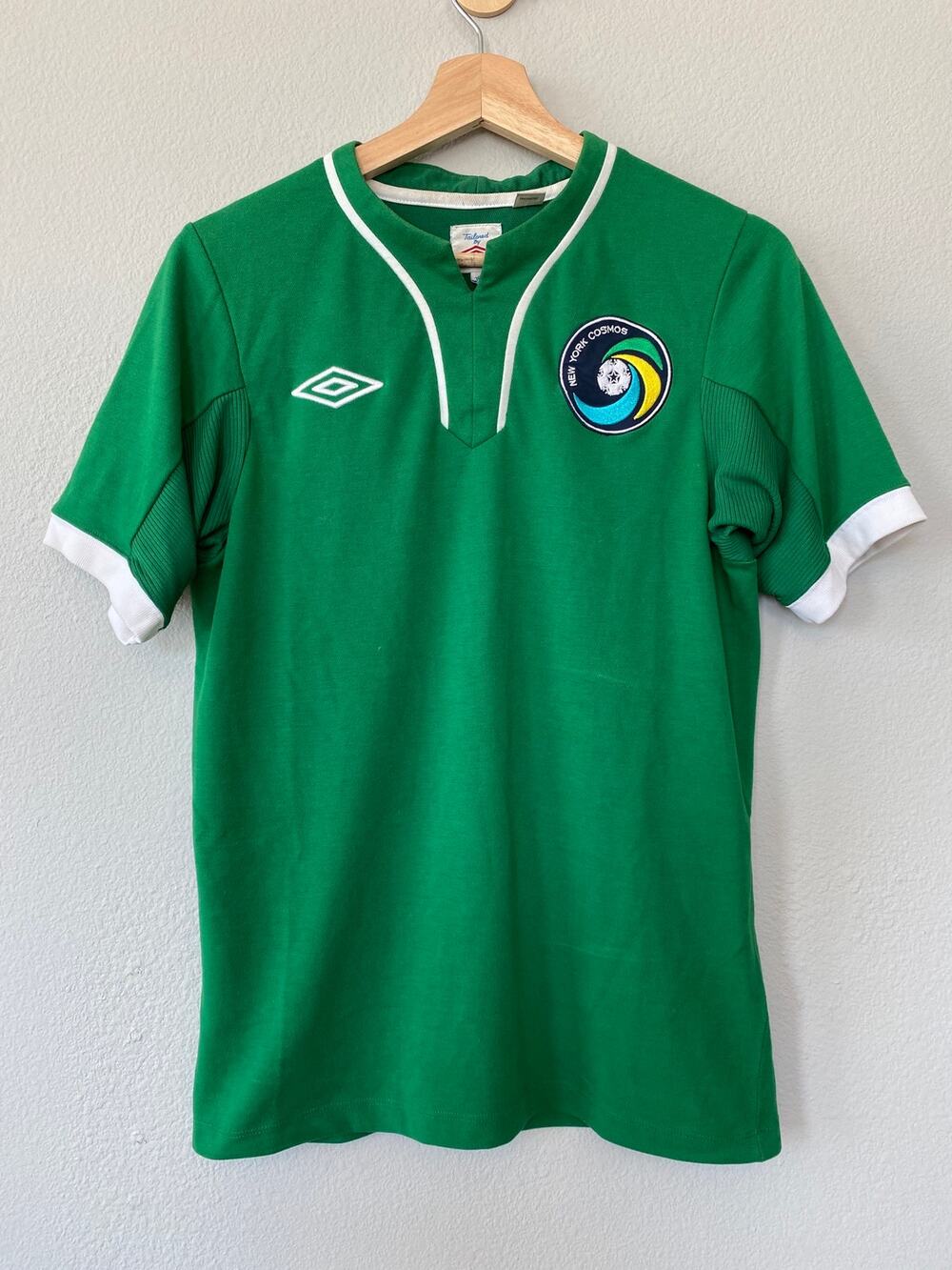 Umbro New York Cosmos 2011-12 Away Soccer Jersey Green Men’s S Size 36 Blockcore